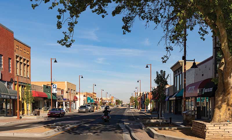 A view of downtown Farmington.