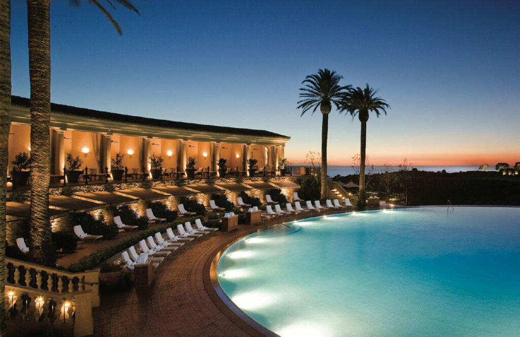 The pool at the resort.