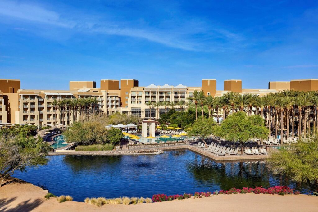 A view of the resort.