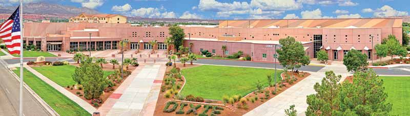 The Dixie Center in full panaromic view.