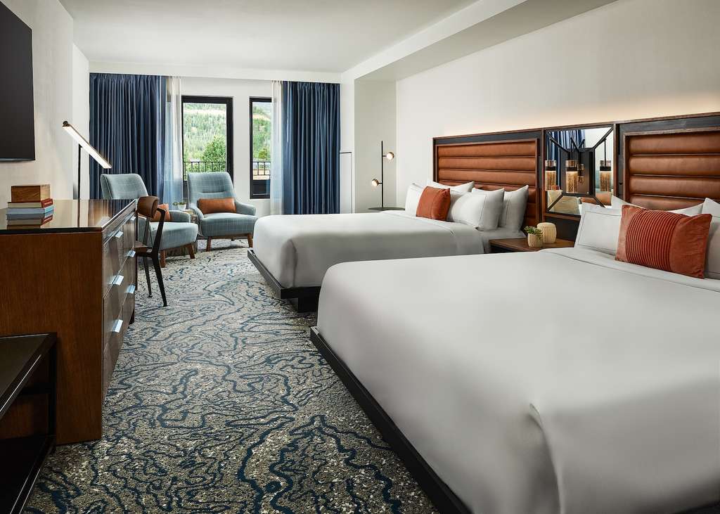 A view of one of the bedrooms.