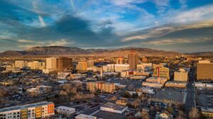 The Albuquerque skyline. 