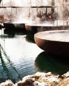 A spring-fed thermal pool.