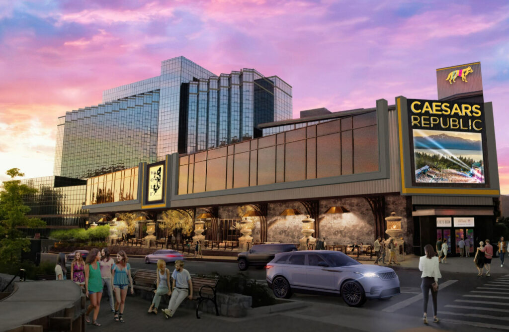 A rendering of the building. 