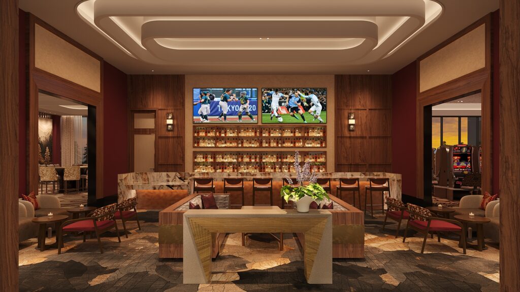 A rendering of the High Limit Room.