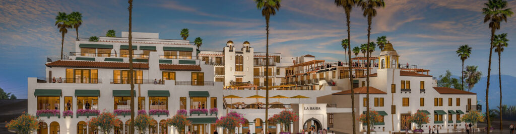 The La Bahia resort building.