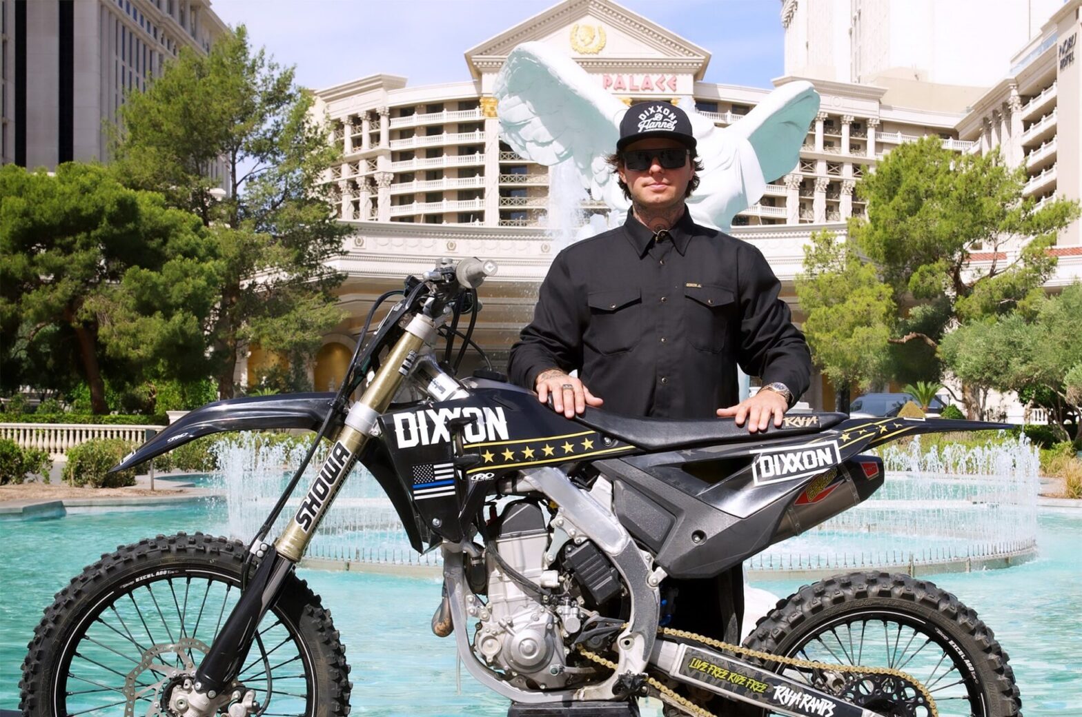 Caesars Palace celebrates 60th anniversary with world-record motorcycle jump